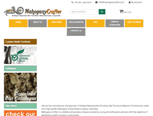 Tablet Screenshot of mahoganycrafter.com